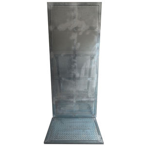 Barriera di controllo della folla in acciaio da concerto portatile barricata di traffico in argento nero - Product Image 4