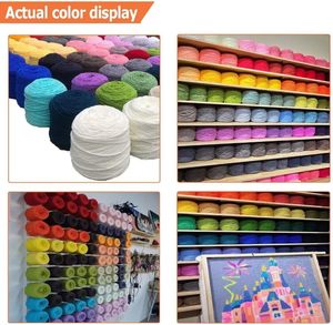 Filato Di Tendenza Misto Cotone e Poliestere da 190g a 8 Capi <span class=keywords><strong>per</strong></span> Tappeti, Gomitolo <span class=keywords><strong>per</strong></span> <span class=keywords><strong>Uncinetto</strong></span> e Lavoro a Maglia, <span class=keywords><strong>Filo</strong></span> Spesso <span class=keywords><strong>per</strong></span> Pistola Tufting - Product Image 2