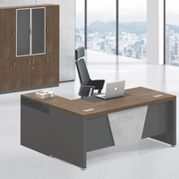 Prix usine Stand Table Bureau exécutif Ordinateur Cuir Mélamine Conseil PC Stand Bureau