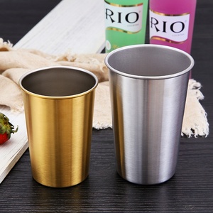 Tùy Chỉnh Vàng Đồng Đen In Ấn Thăng Hoa Kim Loại Trại Du Lịch Cà Phê Trà Bia Cup Thép Không Gỉ Mugs Với Logo - Product Image 2