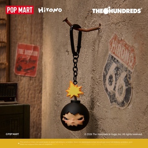 Authentique <span class=keywords><strong>POP</strong></span> <span class=keywords><strong>MART</strong></span> <span class=keywords><strong>Hirono</strong></span> the Hundreds Collab Pendentif Charme de Sac Mignon Porte-clés Streetwear Ornement de Collection Cadeau - Product Image 4