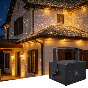 Proiettore Esterno 20W Bianco per Decorazioni Natalizie, Luci Stellate Laser, Illuminazione Cielo Stellato IP65 - Product Image 1
