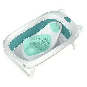 Nuovo Design Baby Shower supporto per bagno pieghevole neonato in plastica porta bagno bambino Set