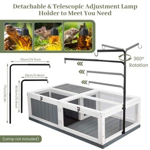 Jaula moderna para conejillo de indias, <span class=keywords><strong>recinto</strong></span> para Hábitat de tortugas, <span class=keywords><strong>recinto</strong></span> para reptiles de animales pequeños de madera - Product Image 3