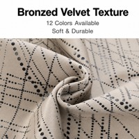 Tissu pour canapé MINJIA en Chine, tissu en velours bronzé pour canapé, 290GSM, tissu d'ameublement pour canapé, textile de maison