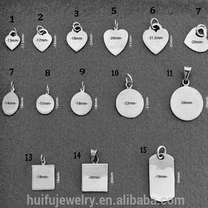 Tùy Chỉnh Bất Kỳ Hình Dạng Và Kích Thước Hai Mặt Trống Mặt Dây Chuyền Được Sử Dụng Để In Tên Vật Nuôi Hoặc Nội Dung Thẻ Con Chó Bằng Thép Không Gỉ - Product Image 5