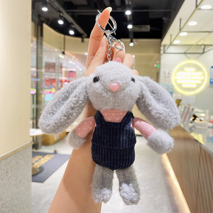 Promotion : Jouets en peluche, breloques pour sacs, pendentifs, poupées, lapins en peluche en gros, porte-clés en peluche, jouets, porte-clés lapin à longues oreilles mignon - Product Image 3