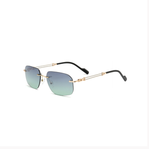 LMAMBA 3066S, Gafas de Sol de Diseño de Marca de Lujo, Hechas a Mano, de Alta Calidad, Lentes de Nailon Retro, Montura Cuadrada sin Aro, para Hombre y Mujer - Product Image 1