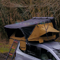 Vente en gros, tente de toit à coque souple pour pick-up de camping, darche, tente de toit Dachzelt Hartschale tente de toit pour 3-4 personnes pour voiture