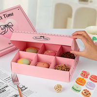 Boîte à biscuits personnalisée avec logo, papier alimentaire, emballage écologique pour boulangerie, personnalisation de cadeaux de mariage, boîtes à desserts