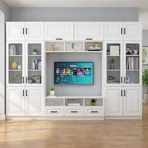 Mueble <span class=keywords><strong>de</strong></span> TV Moderno Multifuncional <span class=keywords><strong>de</strong></span> Madera Resistente, Diseño Elegante para Sala <span class=keywords><strong>de</strong></span> Estar, Soporte <span class=keywords><strong>de</strong></span> TV y Consola para Apartamento y Dormitorio - Product Image 2