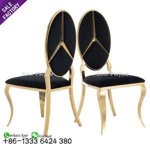 Chaises empilables en acier inoxydable pour la décoration de mariage, de fête et d'événements, meubles d'hôtel, location de banquet, Foshan Sinoperfect - Product Image 4