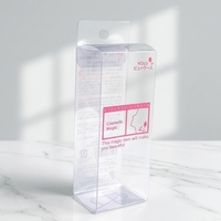 Boîte en plastique transparente pliable avec trou de suspension, emballage blister personnalisé pour bijoux, petits accessoires, cosmétiques