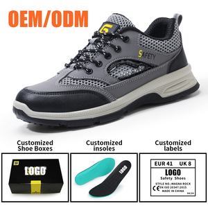 GUYISA Chaussures <span class=keywords><strong>de</strong></span> sécurité respirantes en été pour <span class=keywords><strong>randonnée</strong></span> Chaussures <span class=keywords><strong>de</strong></span> sécurité imperméables en microfibre pour hommes - Product Image 4