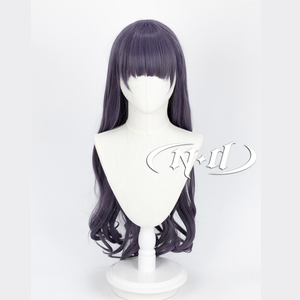 Perruque de cosplay Cardcaptor <span class=keywords><strong>Sakura</strong></span> de haute qualité, style Tomoyo Daidouji, courte, droite, brun clair naturel, résistante à la chaleur, filet en maille rose - Product Image 2