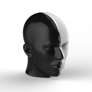 Tête de Mannequin en Résine pour Homme Adulte, Présentoir de Vêtements avec Tête en Fibre de Verre - Product Image 1