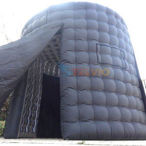 Photomaton gonflable à led personnalisé pour fête d'anniversaire Photomaton gonflable à 360 ° avec fond <span class=keywords><strong>noir</strong></span> et dôme - Product Image 4