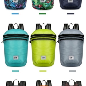 Sac à dos pliable léger personnalisé avec logo, fermeture éclair, tendance, imperméable, antivol, en polyester - Product Image 4