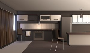 Meubles de cuisine en chêne fournis par le fabricant, armoires ouvertes, combinaison d'armoires suspendues, armoires en bois complètes - Product Image 3