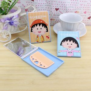 Chibi Maruko Chan Folding <b>Mirror</b> With Comb And <b>Mirror</b> For Home Use Plastic <b>Rectangular</b> 094 - Product Image 1