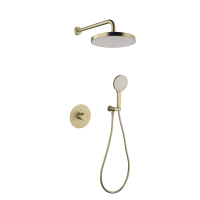 Ensemble de douche mural de haute qualité avec robinets thermostatiques à commande 2 voies, design moderne en laiton, garantie 5 ans