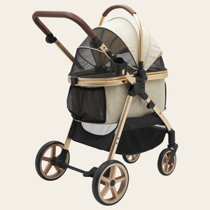 उच्च स्तर की पालतू ट्रॉली का निर्माण पालतू कुत्ता बिल्ली ट्रॉली लक्जरी पालतू वाहक और यात्रा उत्पाद - Product Image 6