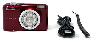 used <b>camera</b> digital <b>camera</b> COOLPIX A10 Red (Japan Import-No Warranty) - Product Image 1