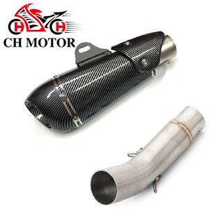 Tuyau de liaison intermédiaire d'échappement de moto pour SUZUKI <span class=keywords><strong>GSX</strong></span>-S 750 BK750 GSR750 GSXS750 <span class=keywords><strong>GSX</strong></span> <span class=keywords><strong>S750</strong></span> 2018-2022 - Product Image 1