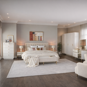 Luxury Modern Bedroom Furniture Sets for Whole <b>House</b> Customization King <b>Bed</b> Size Wood Material - Product Image 1