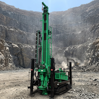 Foreuse RC d'exploration hautement automatisée pour prélèvement de carottage en roche dure et sol sec, montée sur chenilles, pour profondeur de 400 m