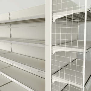 מדפים סופרמרקט ברזל יצוק דו צדדי מתאים לחנויות מכולת, חנויות נוחות, וחנויות קמעונאיות. - Product Image 5