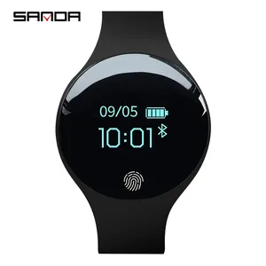 SANDA-reloj inteligente SD01 Unisex, pulsera de silicona con pantalla de teléfono, salud