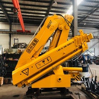 Grue à flèche articulée hydraulique de haute qualité 10 tonnes montée sur camion avec un bon service