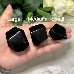 Pierre de palmier en obsidienne naturelle polie de forme libre pour la décoration intérieure, la méditation, le Feng Shui, la collection et les cadeaux (vente en gros) - Product Image 2