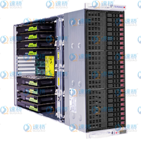 En stock SQC612-8GPU système Barebone à double prise Station de travail Serveur AI Apprentissage en profondeur Tour de montage en rack