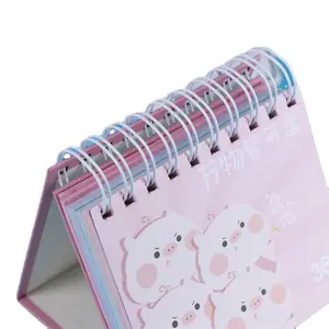Factory Supplier New Brand Originality Desk Calendar School Note Book Portable Coil Book