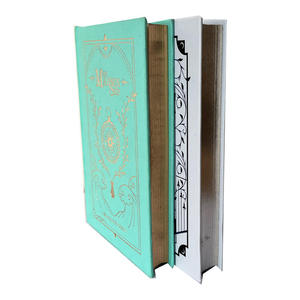 หนังสือปกแข็งพิมพ์ลายปั๊มเงินแบบกำหนดเองจากผู้ผลิตจีน พร้อมขอบสีทอง - Product Image 2