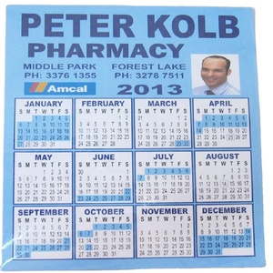 Lịch kế hoạch hàng tuần, hàng tháng từ tính tùy chỉnh năm <span class=keywords><strong>2025</strong></span> dành cho bất động sản, quảng cáo thương mại - Product Image 2