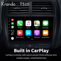 Krando Autoradio Android 10.1" per Mitsubishi ASX 2016 - 2022, Unità di Controllo con Carplay Wireless, GPS, 4G, WIFI, Playstore