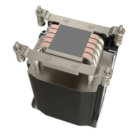 CoolServer AM4 AM5 R22 4U Refroidisseur de processeur actif, simulation thermique, PWM personnalisable 4 broches, dissipateur thermique pour boîtiers d'ordinateur, TDP 200W