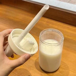 MSH Grande Capacité Gobelet Étudiant Portable Tasse De Paille En Verre - Product Image 3