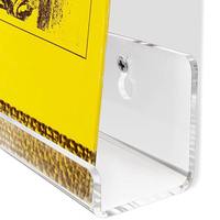 Acrylique Record Rack Cd Affichage Clair Étagère murale Album Affichage Étagères Vinyle Enregistreur support flottant