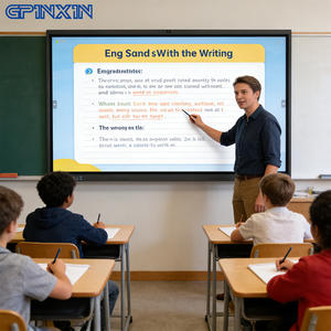 Pizarra Interactiva Digital Premium <span class=keywords><strong>de</strong></span> 55, 65 y 75 Pulgadas con Pantalla UHD Táctil y Lápiz sin Retraso para Escribir y Dibujar sin Interrupciones - Product Image 1