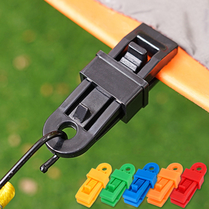 Bâche de tente en nylon, accessoires de tente instantanée, auvent d'extérieur, bâche, Clip de corde - Product Image 1