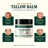VANDOSSY OEM Private Label Beef Tallow Honey Balm Melembapkan dan Menghidrasi untuk Kulit Kering dan Sensitif
