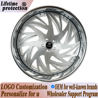 Rucci Jantes Forgées 287 CJ_ON_32'S Sur Mesure 17-26 Pouces Concaves Profondes Tout-Terrain en Alliage pour Ford Bronco Jeep Wrangler Ram 1500 SUV