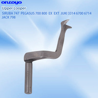 SIRUBA 747 PEGASUS 700 800 EX EXT JUKI 3314 6700 6714 JACK 798 Surjeteuse à boucleur supérieur 4 fils, transformable en 2 fils, pour couture industrielle