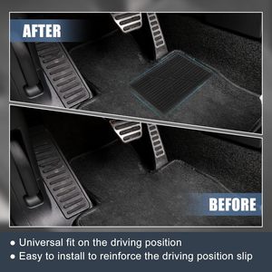 Alfombrilla universal de PVC para coche Heelpads 22,8x14,8x1cm antideslizante All Seasons Car Floor Foot Rest Pedal Pad gran <span class=keywords><strong>inventario</strong></span> - Product Image 3