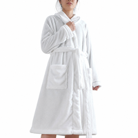 Peignoir de spa épais pour femme Feiyue, respirant et doux pour la peau, idéal pour l'hiver