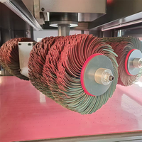 Ponceuse à bords plats entièrement automatique QC1000 pour métaux, machine à arrondir les bords en acier inoxydable, moteur 5KW, haute productivité